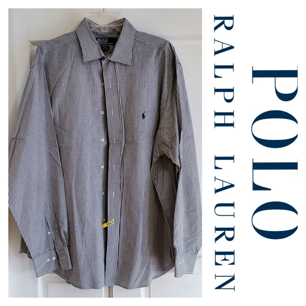 POLO RALPH LAUREN | XL Black White Long Sleeve